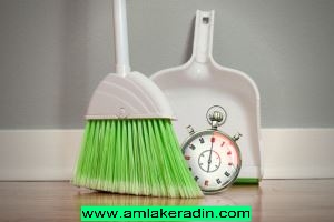 صرف زمان کمتر برای تمیزی خانه