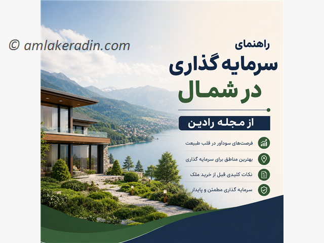 راهنمای سرمایه گذاری در شمال از مجله رادین
